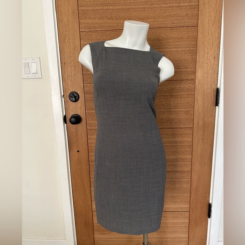 Grey Theory Sheath Dress Sleeveless